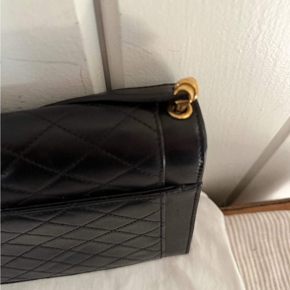 Saint Laurent Gaby Black Quilted Leather Shoulder Bag - Picture 6 of 16